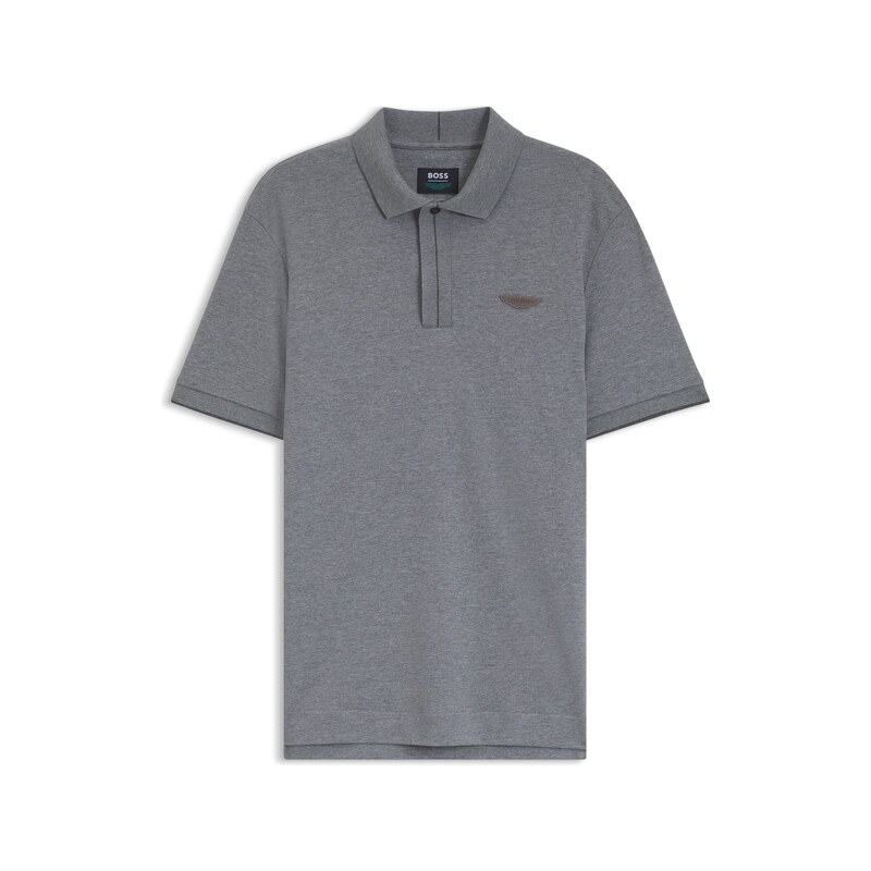 BOSS x ASTON MARTIN polo shirt in mercerised cotton