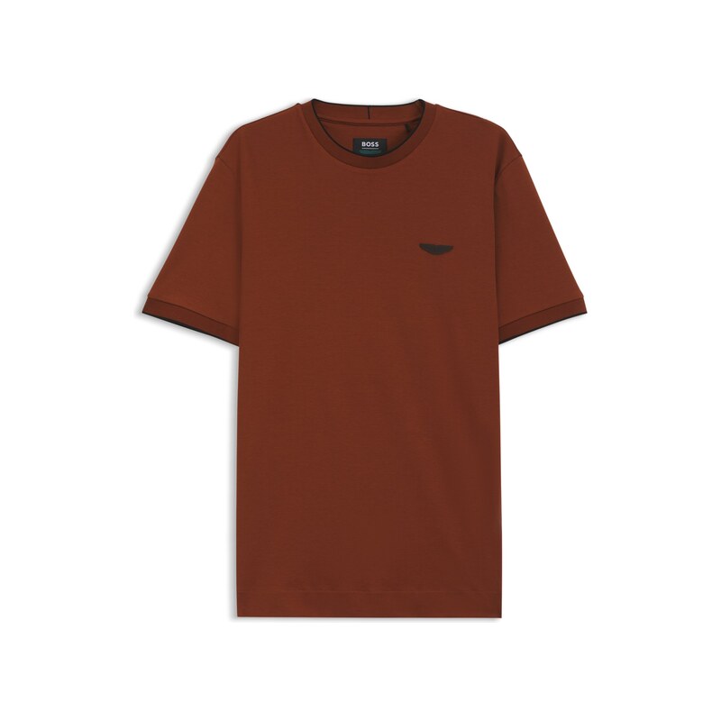 BOSS x ASTON MARTIN T-shirt in mercerised cotton