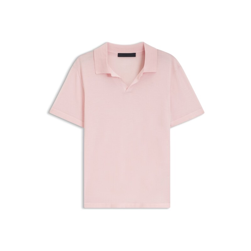 BOSS BY BECKHAM knit polo in virgin wool