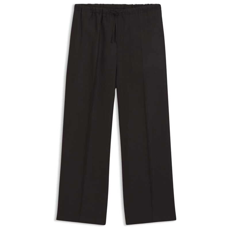 BOSS BY BECKHAM relaxed-fit linen trousers