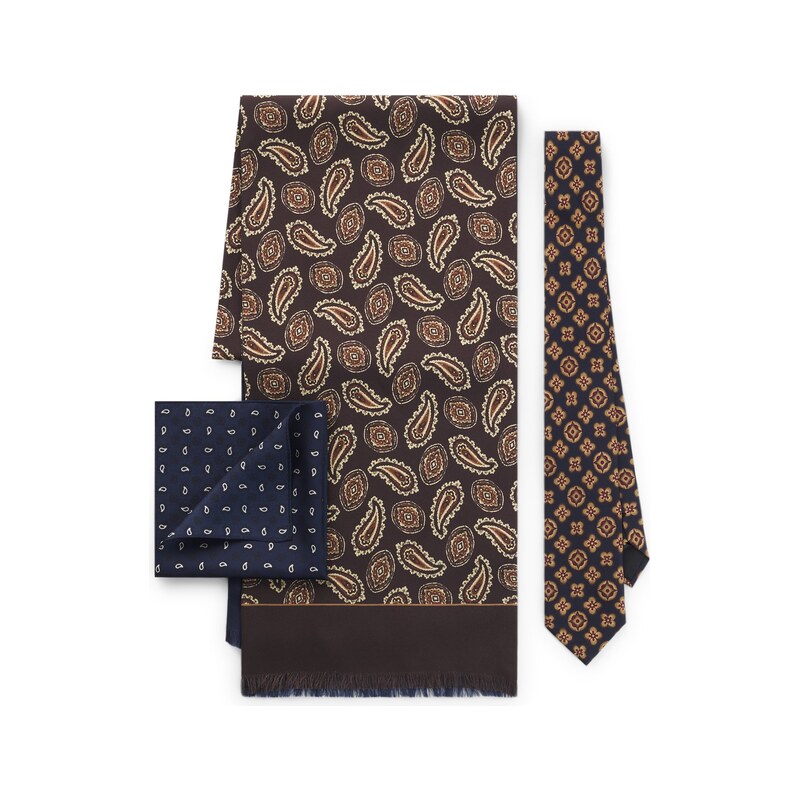 BOSS Runway neckwear gift set in silk