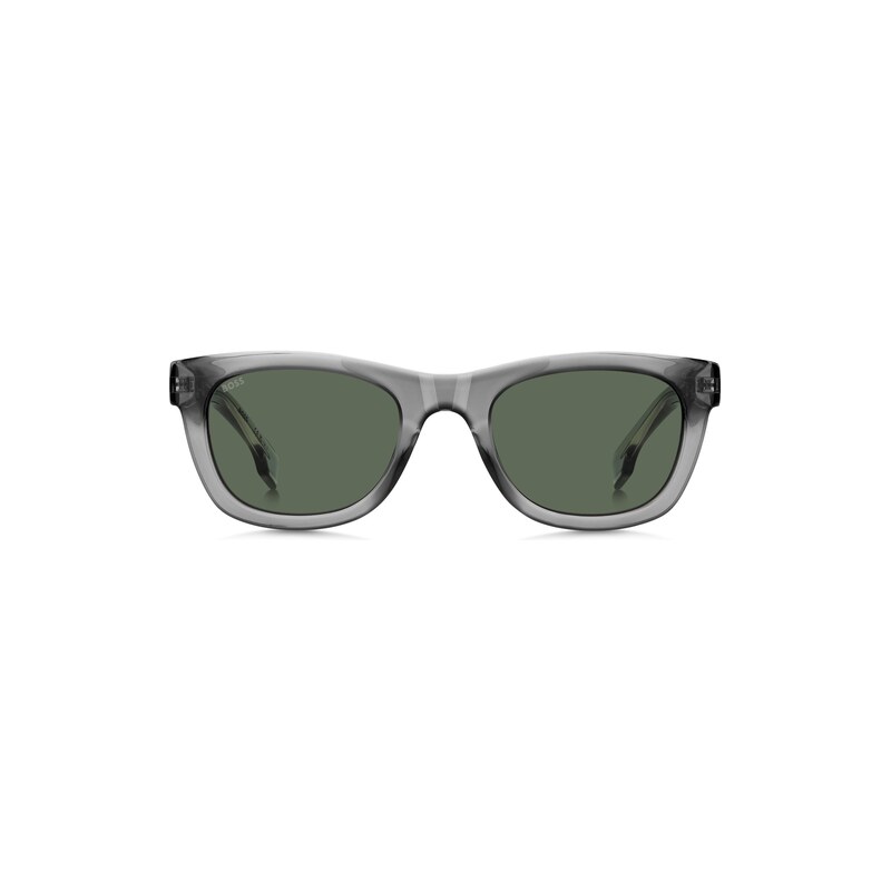 BOSS Grey-acetate sunglasses with 3D logo