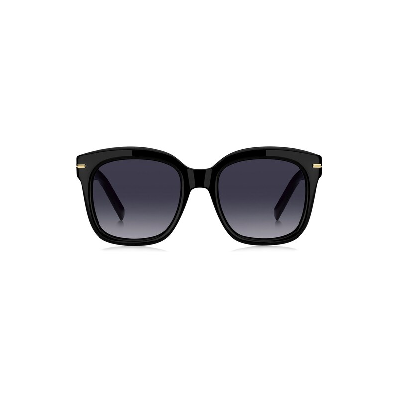BOSS Black-acetate sunglasses with gold-tone hinges