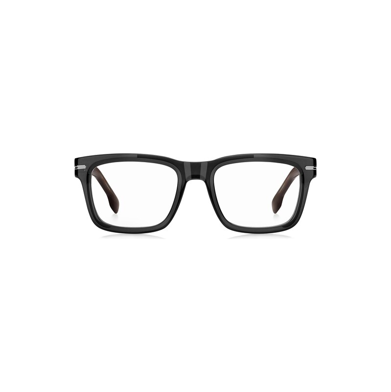 BOSS Grey-acetate optical frames with patterned end-tips