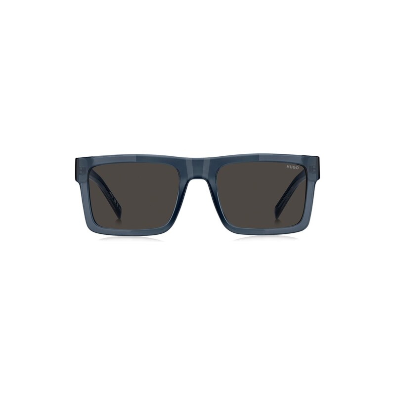 HUGO Transparent-blue sunglasses with grey lenses