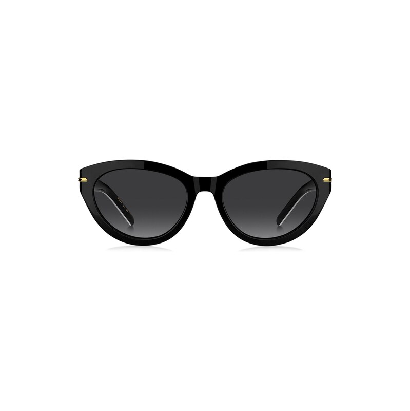 BOSS Black-acetate sunglasses with gold-tone trims