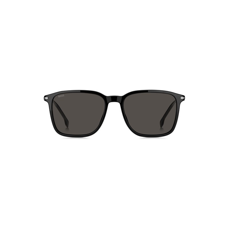 BOSS Matte-black sunglasses with stripe detail