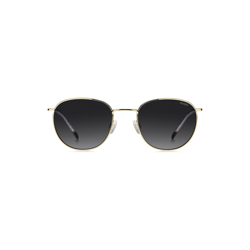 HUGO Gold-tone sunglasses with logo detail