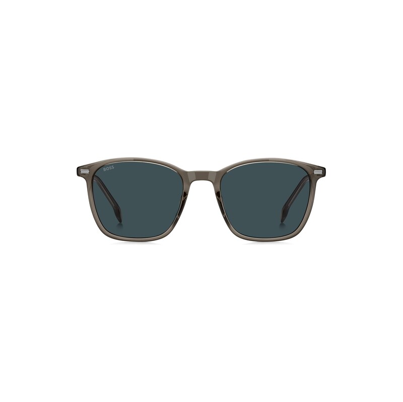 BOSS Brown-grey sunglasses with stripe detail
