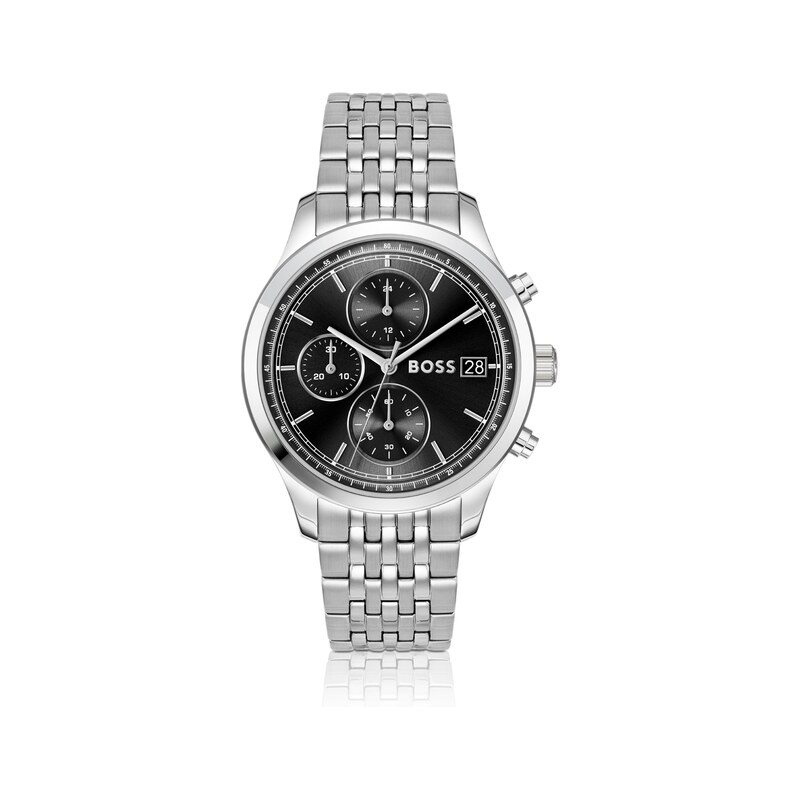 BOSS Stratus chronograph watch with seven-link bracelet