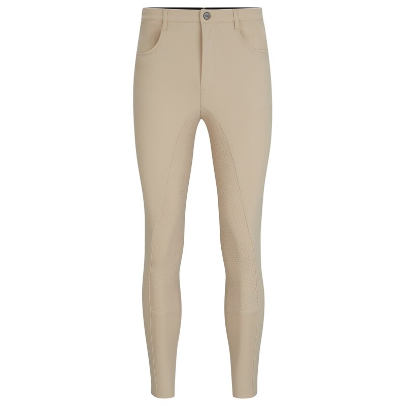BOSS Equestrian full-grip breeches in power-sport fabric