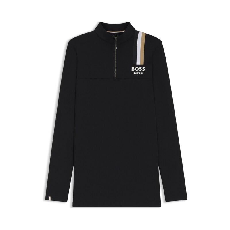BOSS Equestrian slim-fit training shirt in power-stretch