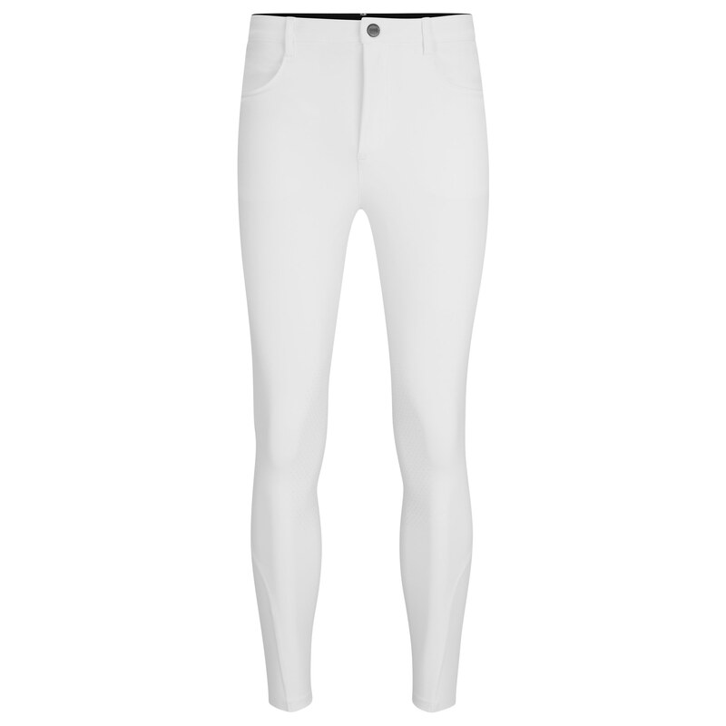 BOSS Equestrian knee-grip breeches in power-stretch material