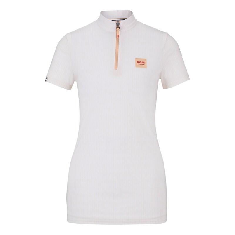 BOSS Equestrian half-sleeve training shirt in peach