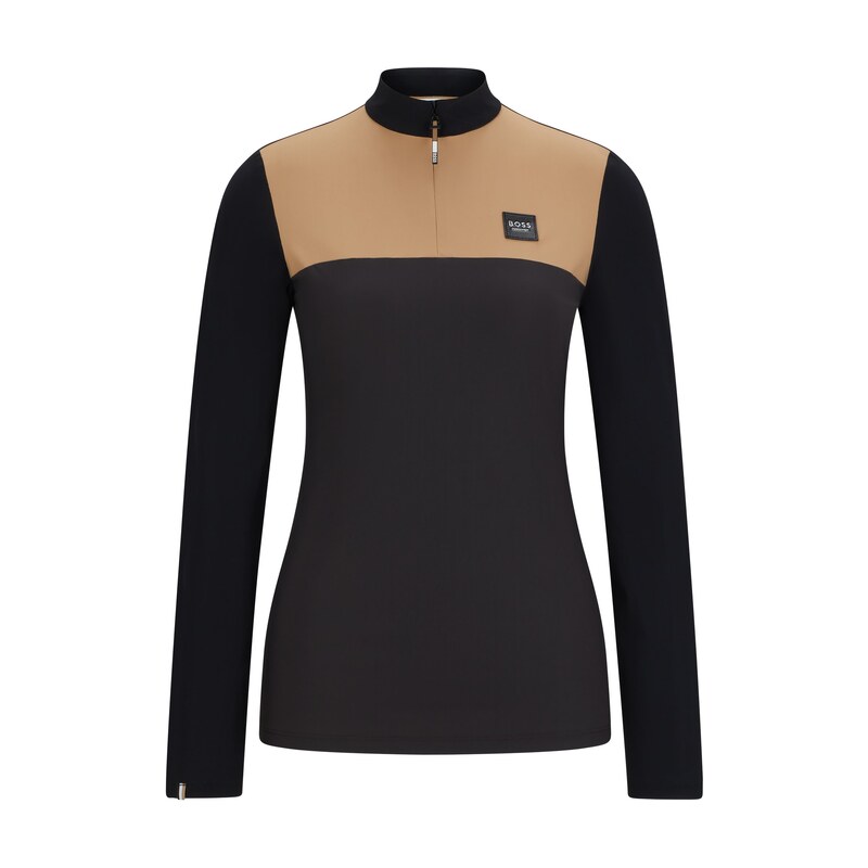 BOSS Equestrian training top in quick-drying fabric