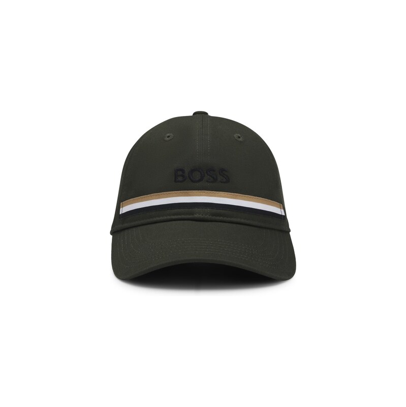 BOSS Equestrian cotton cap with embroidered logo