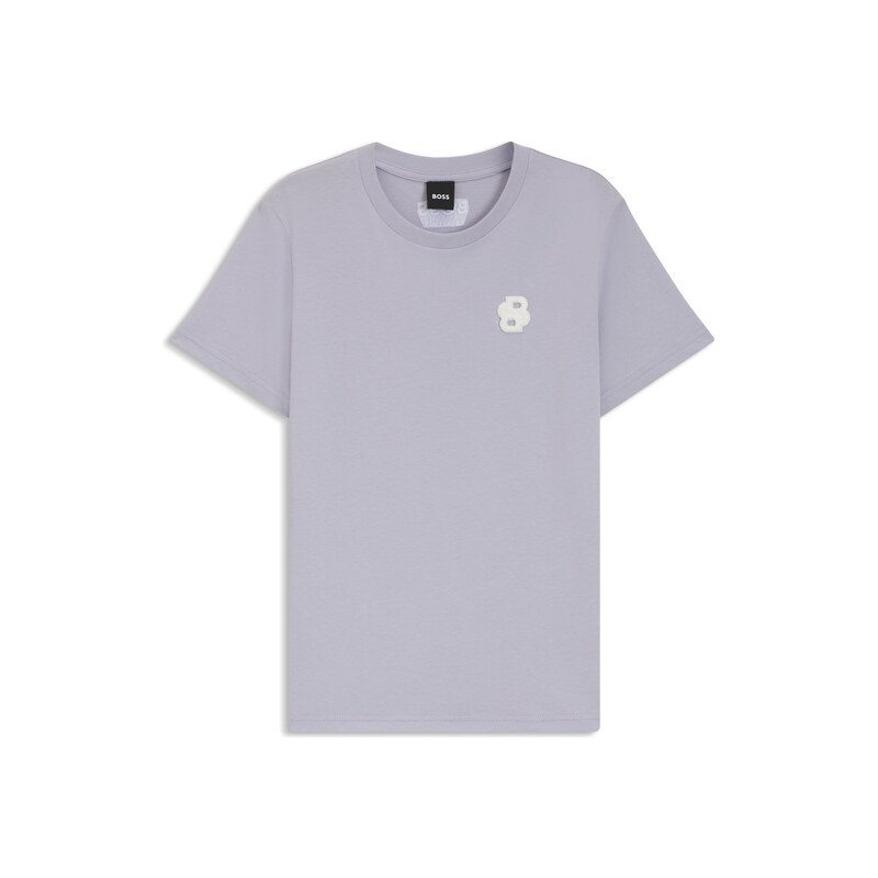 BOSS Equestrian stretch-cotton T-shirt with Double B monogram