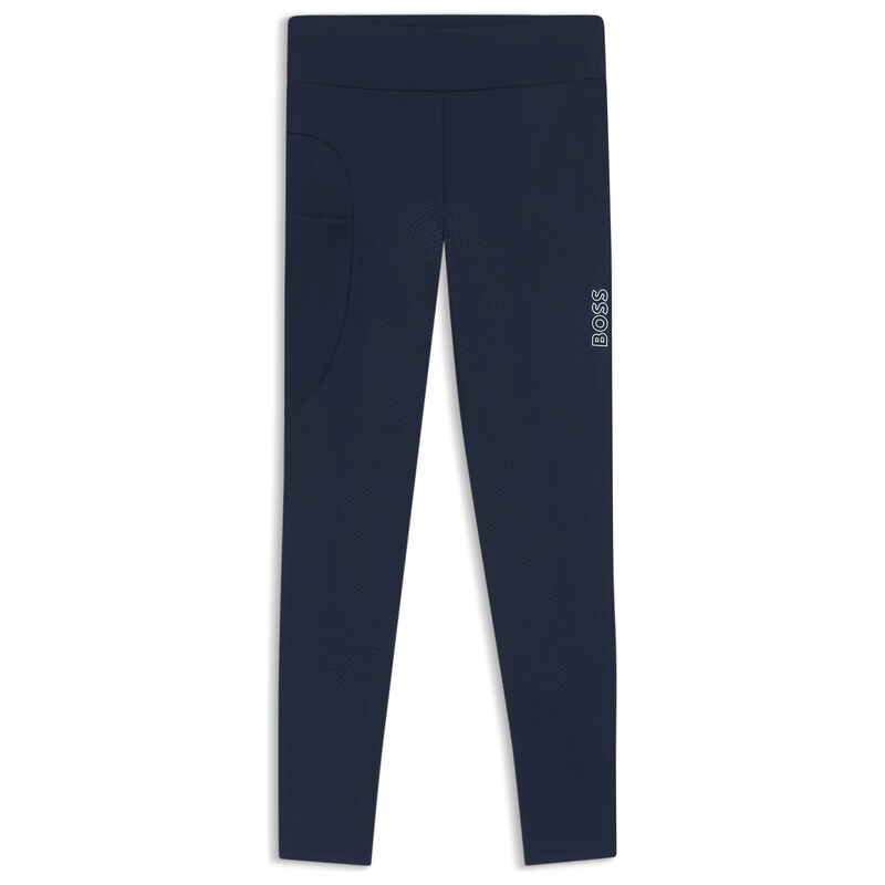 BOSS Equestrian high-waist leggings in power-stretch fabric