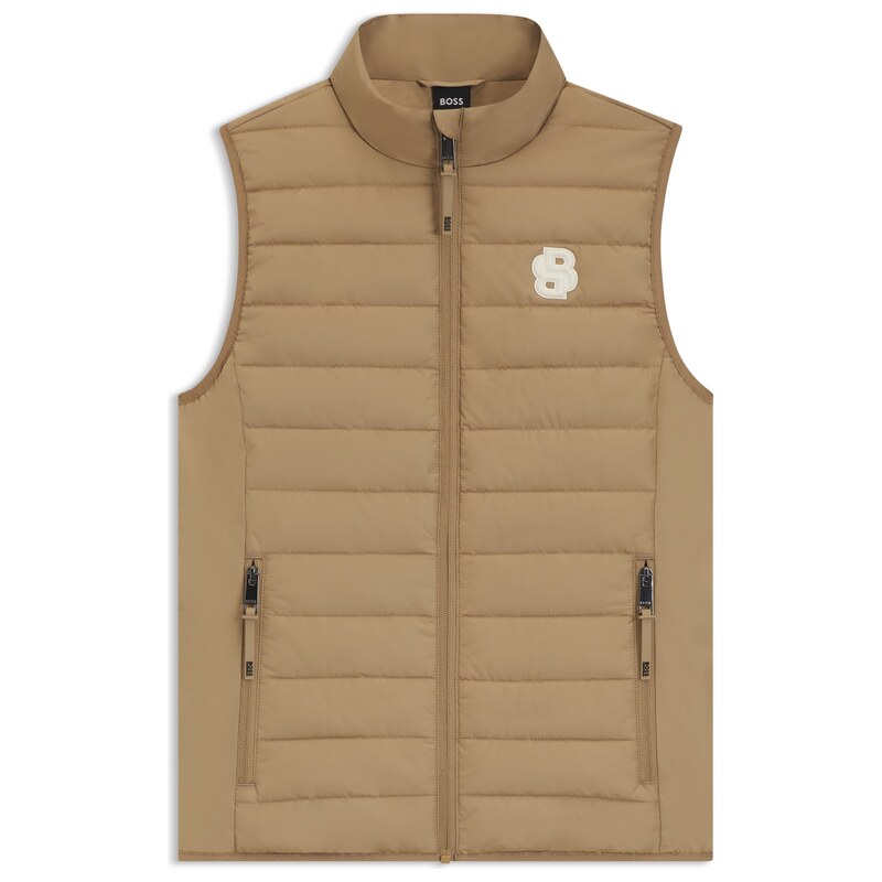 BOSS Equestrian waterproof gilet with Double B monogram