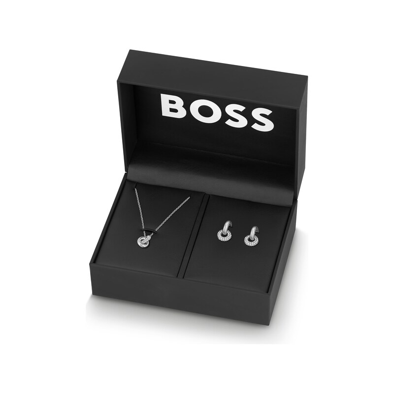 BOSS Gift-boxed necklace and earrings set