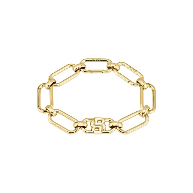 BOSS Gold-tone bracelet with Double B monogram