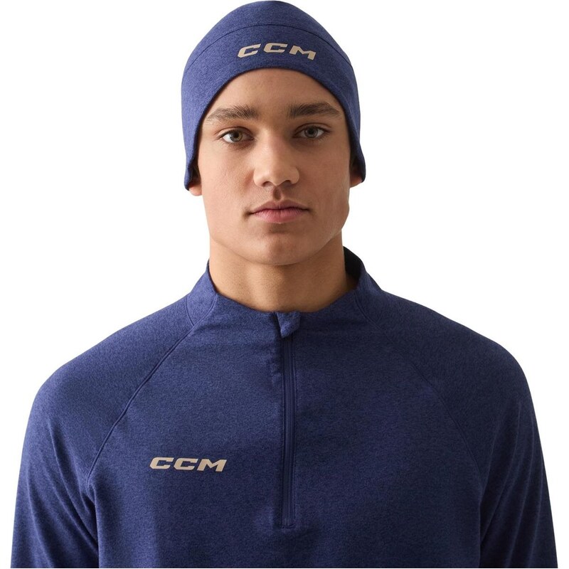 Pánská Zimní čepice CCM THERMAL BEANIE Navy Heathered modrá