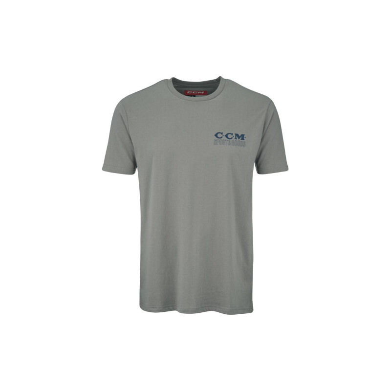 Pánské tričko CCM Holiday Tee Vetiver šedá