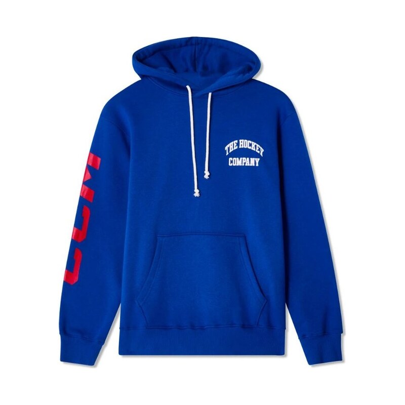Pánská mikina CCM Athleisure Hood Collegiate Royal modrá