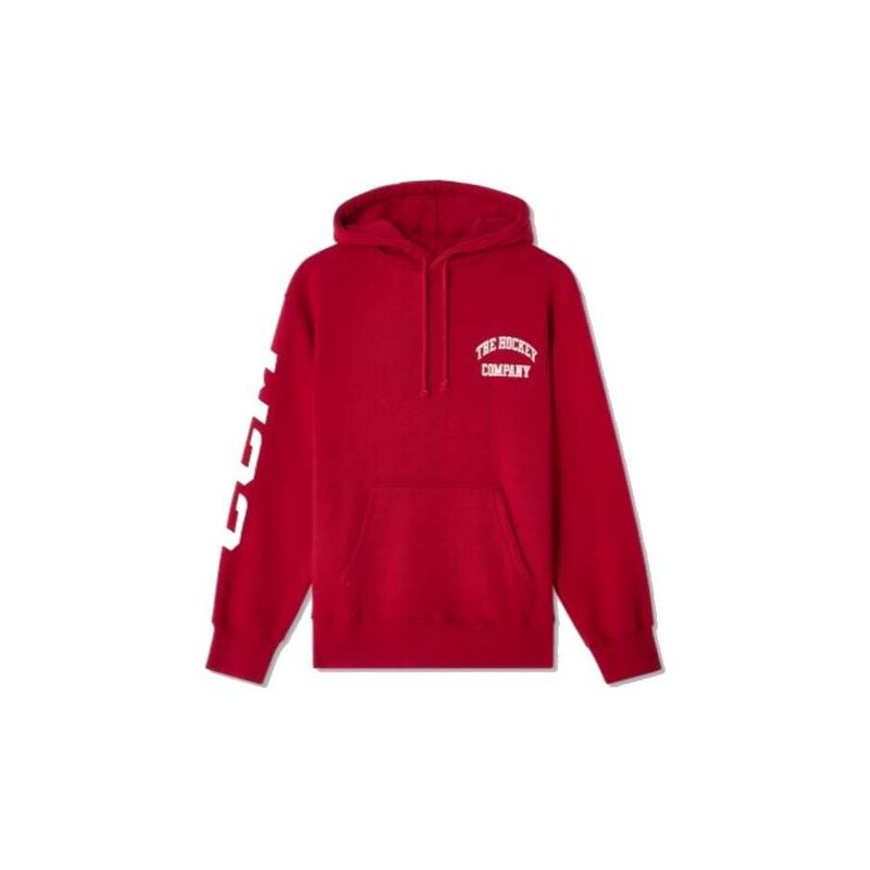 Pánská mikina CCM Athleisure Hood Red Rodeo červená