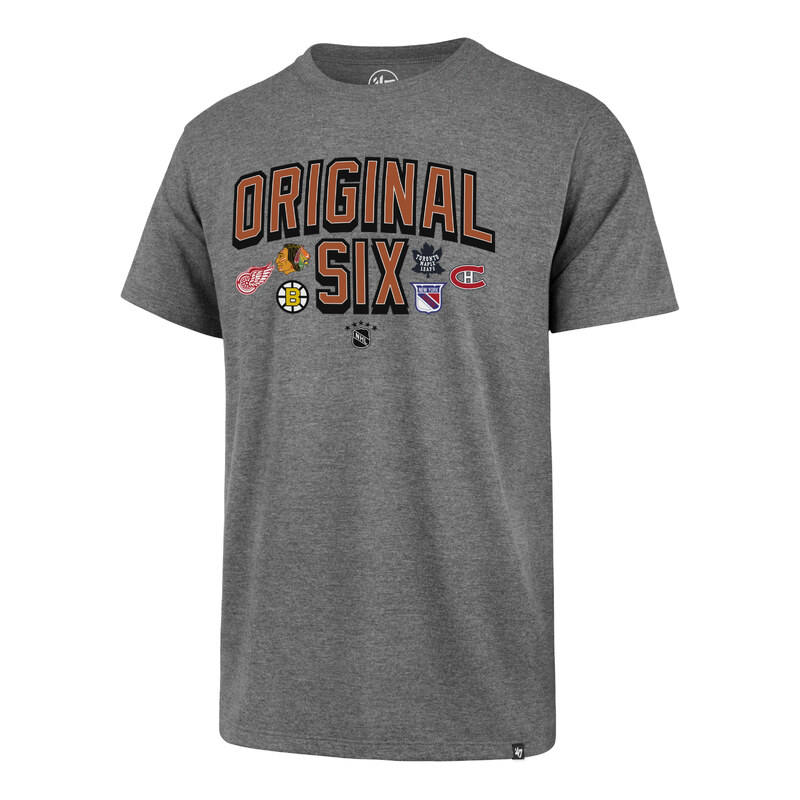 47 Brand Pánské tričko Vintage Original Six ’47 Echo Tee šedá