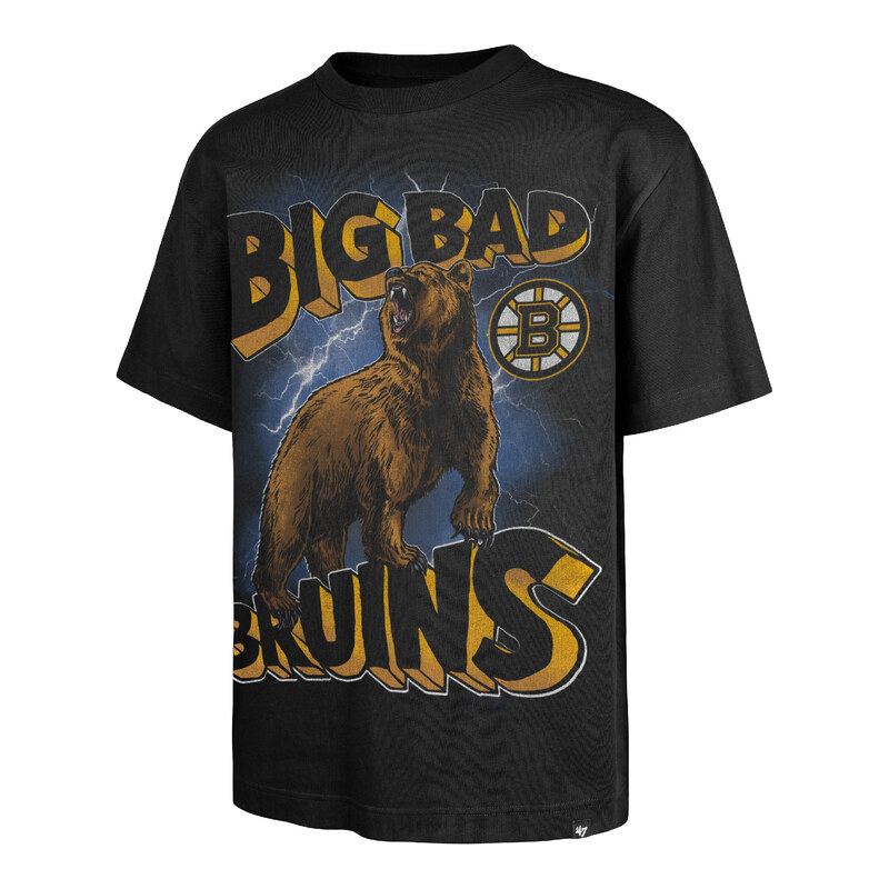 47 Brand Pánské tričko Boston Bruins NHL Sigma ’47 Foundation