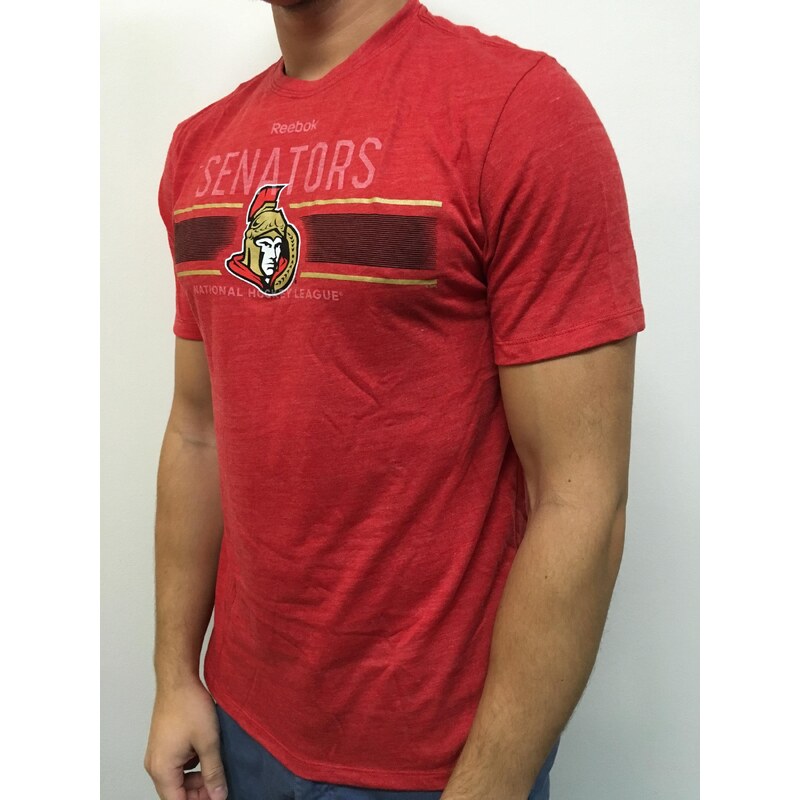 Reebok Pánské tričko Ottawa Senators NHL Team Stripe Overlay