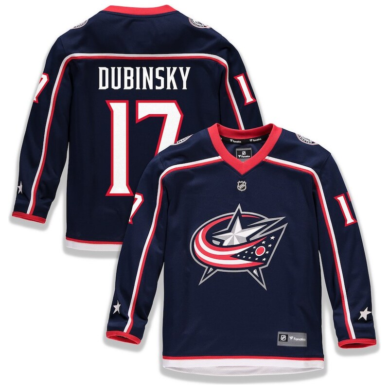 Fanatics Dětský dres #17 Brandon Dubinsky Columbus Blue Jackets