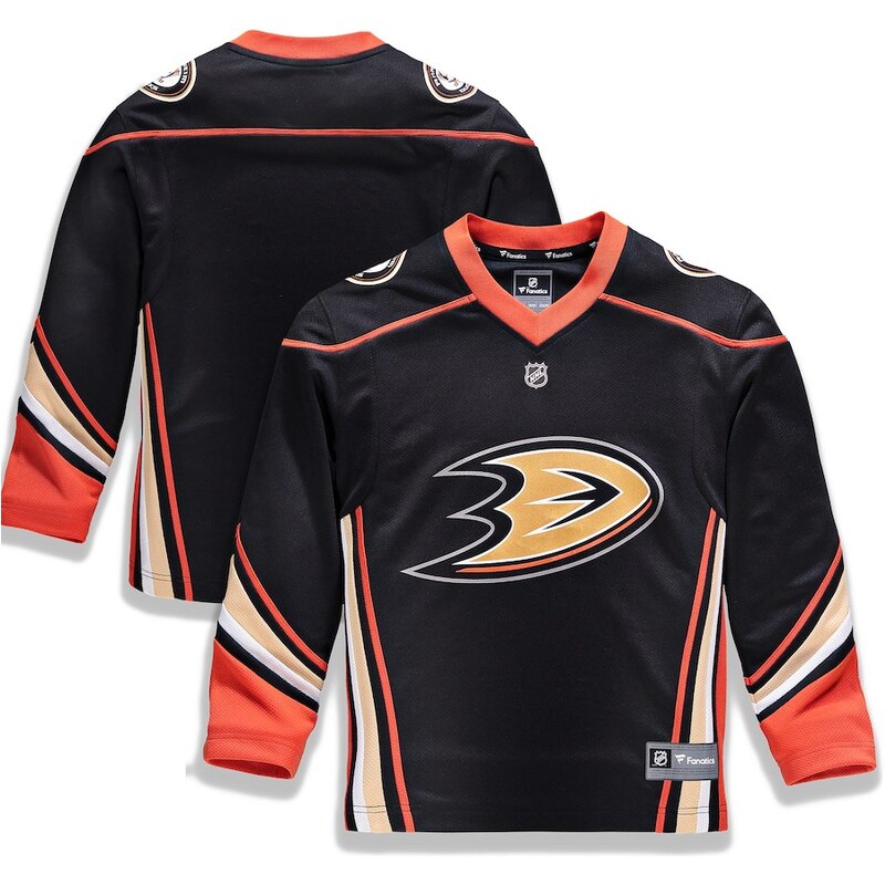 Fanatics Dětský dres Anaheim Ducks NHL Replica Home Jersey Černá