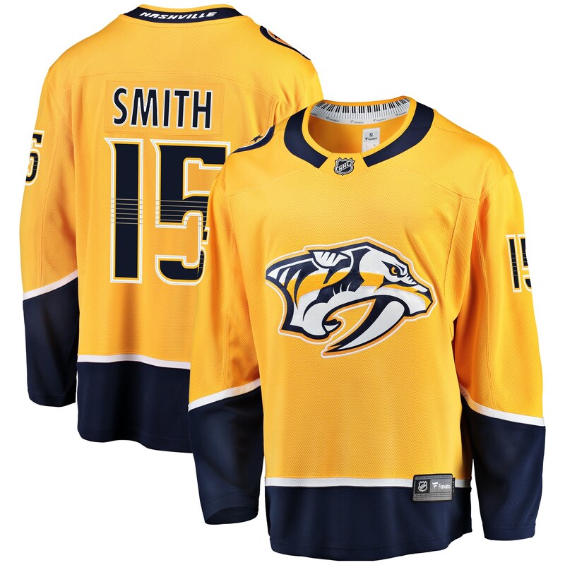 Fanatics Pánský dres Nashville Predators NHL #15 Craig Smith