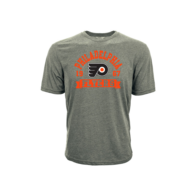 Levelwear Pánské tričko Philadelphia Flyers NHL Icon Tee šedá