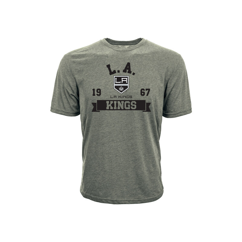 Levelwear Pánské tričko Los Angeles Kings NHL Icon Tee šedá