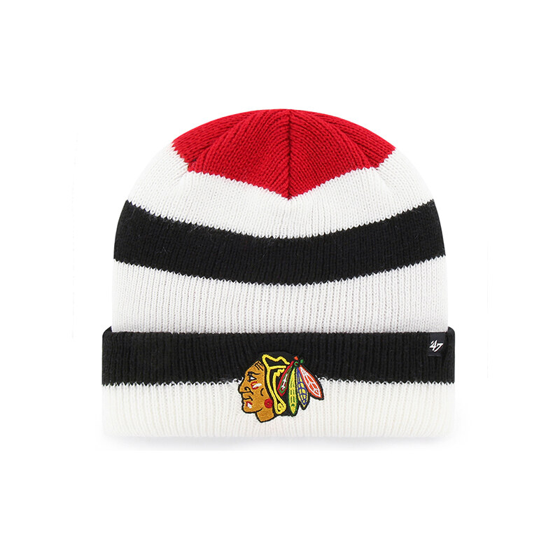 47 Brand Pánská zimní čepice Chicago Blackhawks NHL 47 Shortside