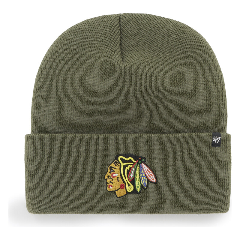 47 Brand Pánská zimní čepice Chicago Blackhawks NHL Haymaker ’47