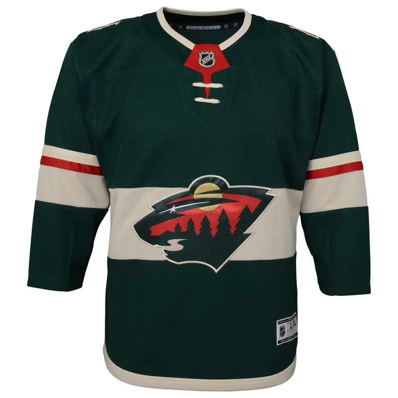 Outerstuff Dětský dres Minnesota Wild NHL Premier Home Zelená