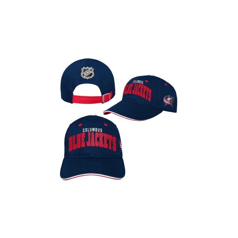 Outerstuff Dětská kšiltovka Columbus Blue Jackets NHL Collegiate
