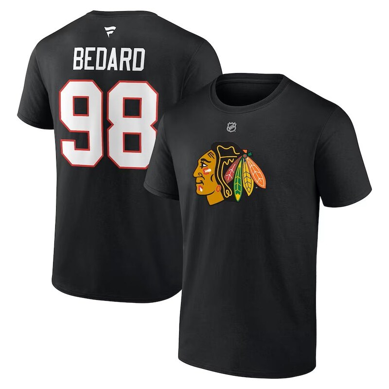 Fanatics Pánské tričko Connor Bedard #98 Chicago Blackhawks NHL