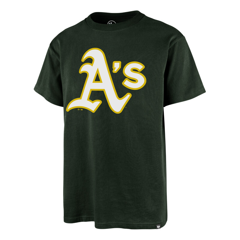 47 Brand Pánské tričko Oakland Athletics MLB 47 ECHO Tee Zelená