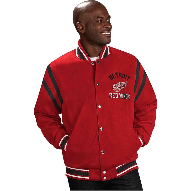 G-III Pánská bunda Detroit Red Wings NHL Tailback Jacket červená