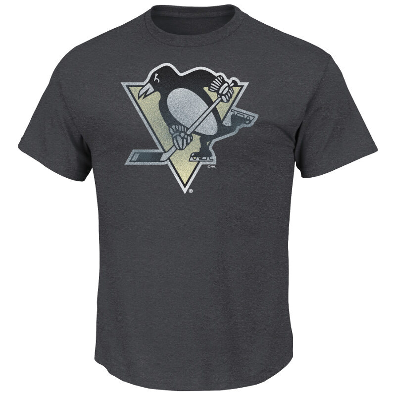 Pánské tričko Pittsburgh Penguins NHL Pigment Dyed Černá