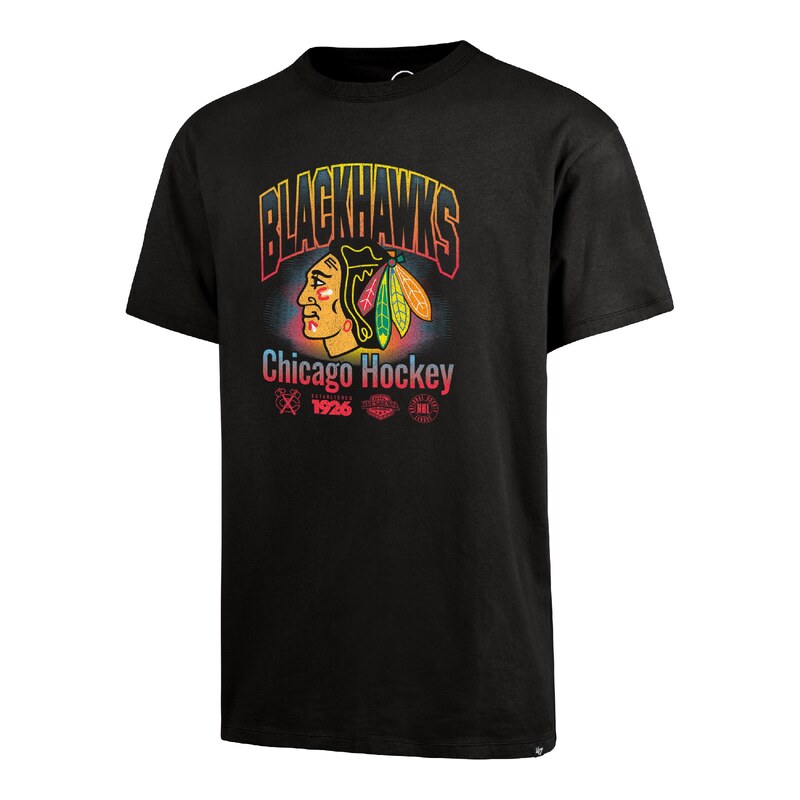 47 Brand Pánské tričko Chicago Blackhawks NHL Graphic ’47 Drop