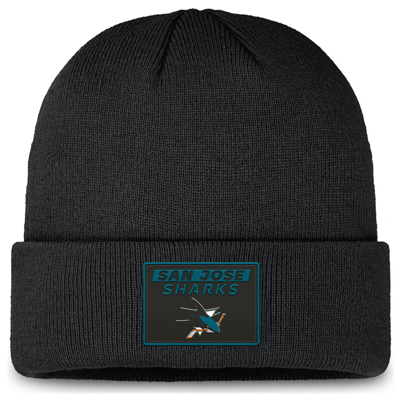 Fanatics Pánská zimní čepice San Jose Sharks NHL Authentic Pro