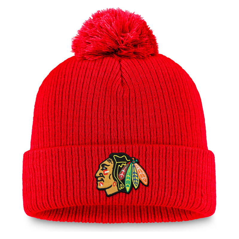 Fanatics Pánská zimní čepice Chicago Blackhawks NHL A/CAP Beanie