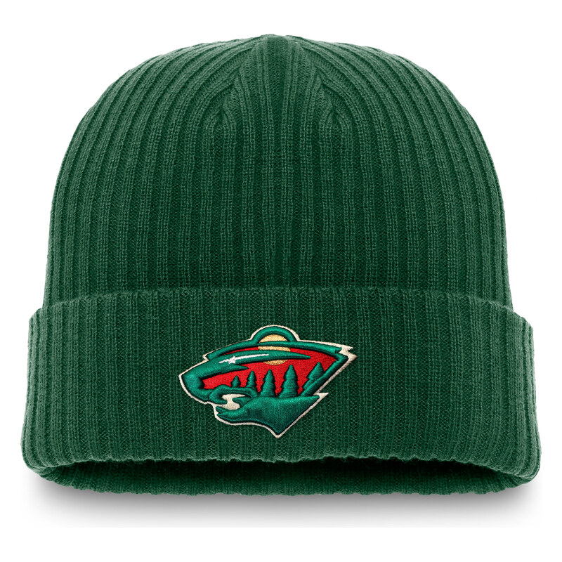 Fanatics Pánská zimní čepice Minnesota Wild NHL A/CAP Beanie W
