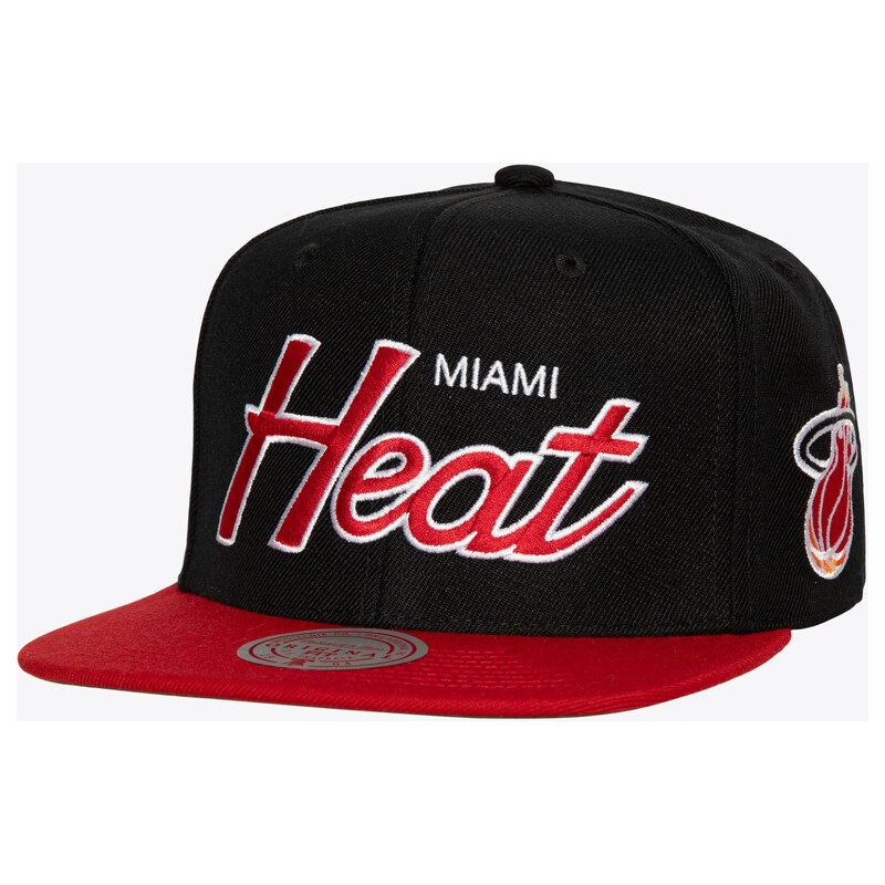 Mitchell & Ness Pánská kšiltovka Miami Heat NBA Team Script 2.0